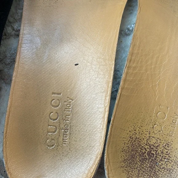 Gucci black Suede Driver loafers size 8